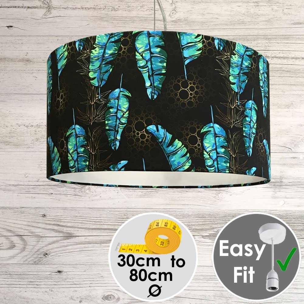 Acid Leaf Printed Lampshade